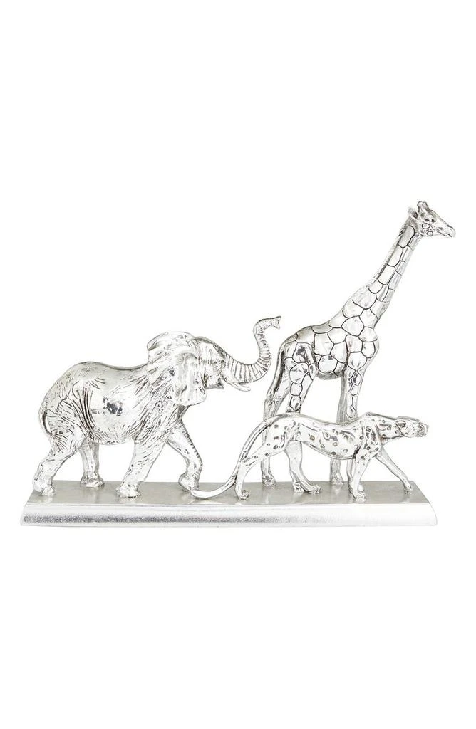 商品VIVIAN LUNE HOME|Silvertone Polystone Safari Animal Sculpture,价格¥847,第2张图片详细描述
