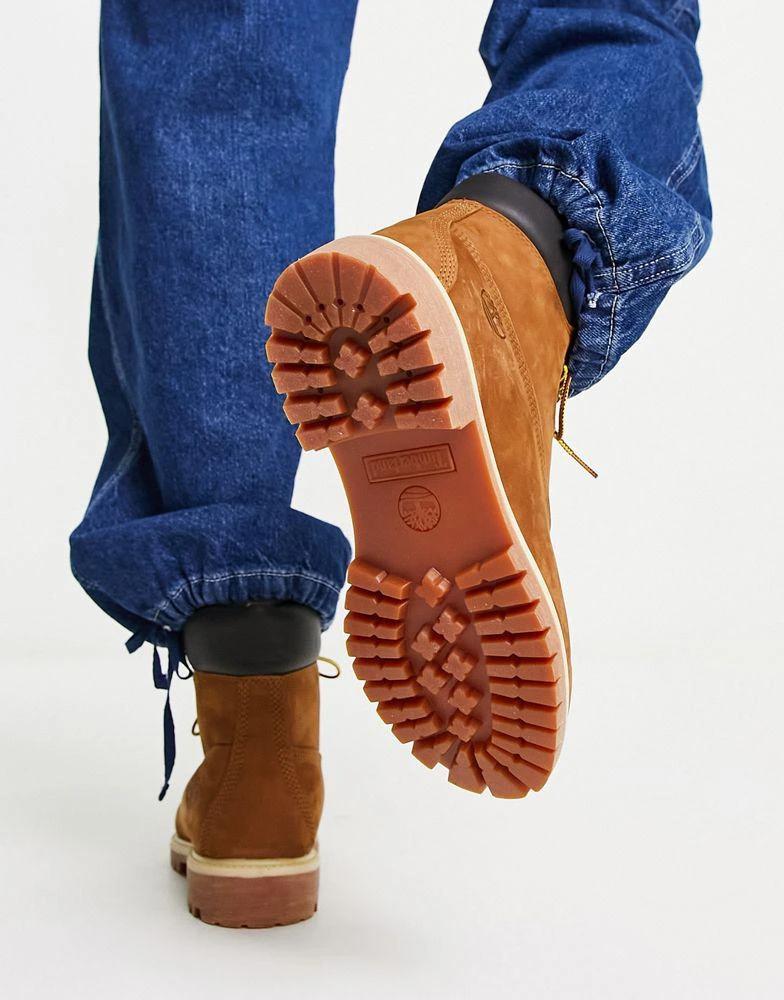 Timberland premium 6 inch boots in rust nubuck 价格¥1718 | 别样海外购