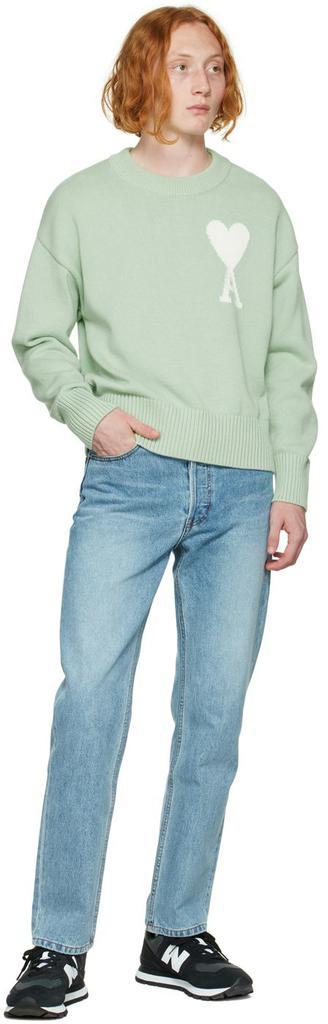 商品AMI|Green Ami de Cœur Sweater,价格¥2567,第6张图片详细描述