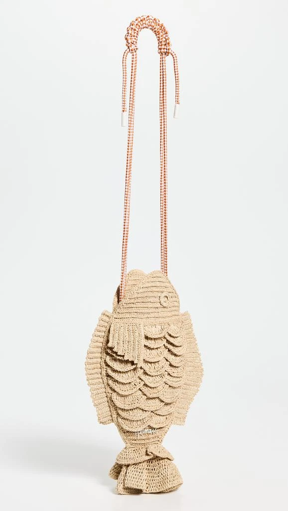 商品Alemais|Horizon Raffia Fish Crossbody Bag,价格¥2937,第3张图片详细描述