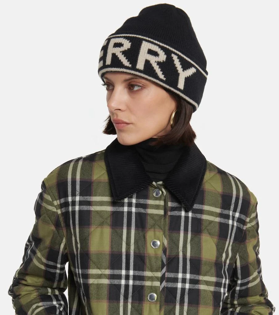 商品Burberry|Logo cashmere beanie,价格¥1853,第2张图片详细描述