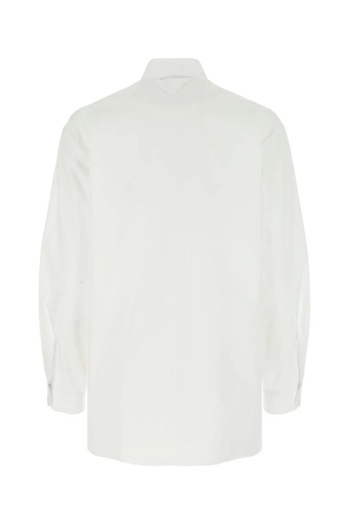 商品Prada|White poplin shirt,价格¥9955,第1张图片