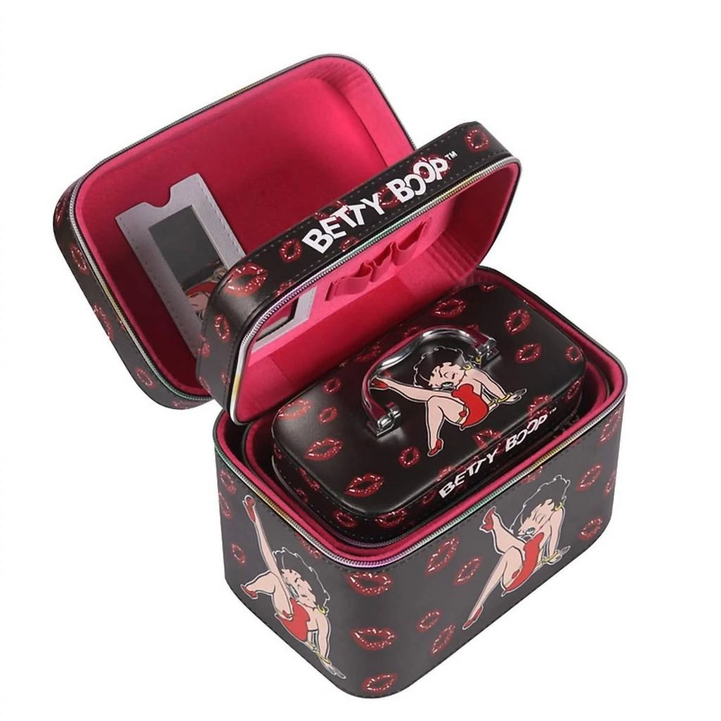 商品Betty Boop|Betty Boop - Women's Cosmetic Bag Set,价格¥406,第3张图片详细描述