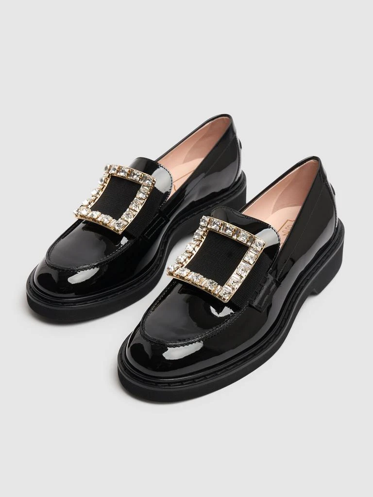 商品Roger Vivier|30mm Viv Rangers Patent Leather Loafers,价格¥12498,第2张图片详细描述