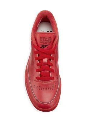 商品MAISON MARGIELA|Maison Margiela x Reebok Club C Trompe L’oeil Sneakers,价格¥1372,第5张图片详细描述