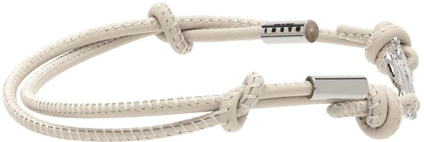 商品Marni|Off-White Leather Bracelet,价格¥937,第5张图片详细描述