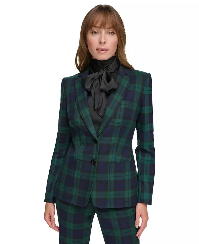 商品Tommy Hilfiger|Women's Plaid Two-Button Blazer,价格¥502,第1张图片