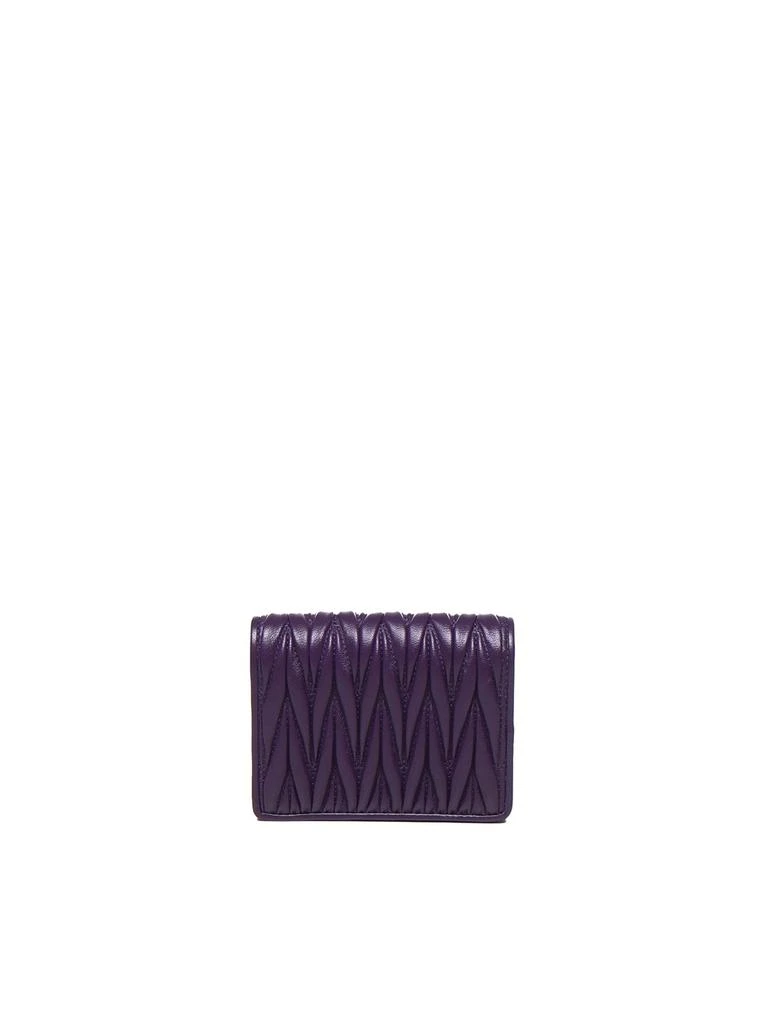 商品Miu Miu|Miu Miu Matelasse Small Wallet,价格¥2725,第2张图片详细描述