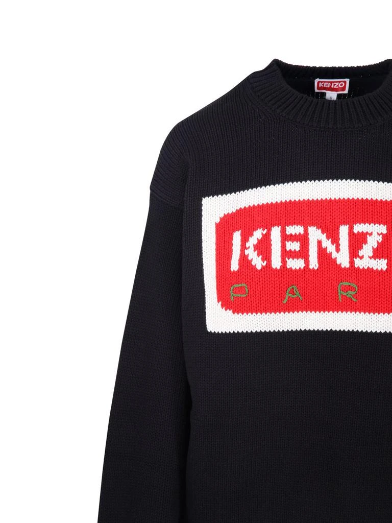 商品Kenzo|Kenzo Logo Intarsia-Knit Jumper,价格¥2823,第4张图片详细描述