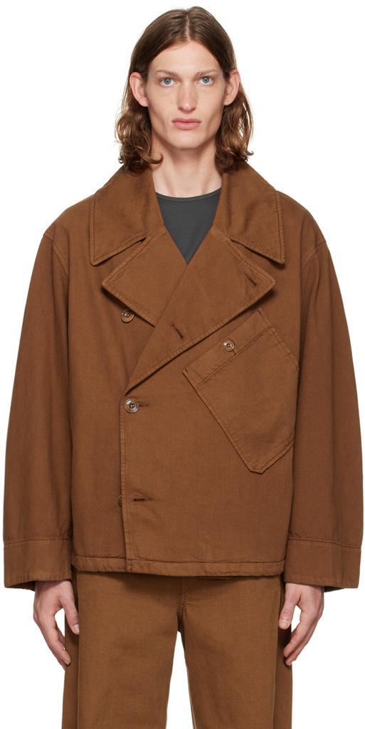 商品Lemaire|Brown Dispatch Jacket,价格¥4816,第1张图片