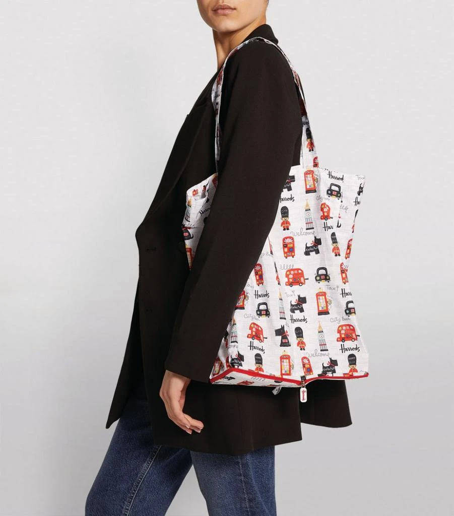 商品Harrods|Recycled City Bear and SW1 Pocket Shopper Bag (Set of 2),价格¥278,第2张图片详细描述