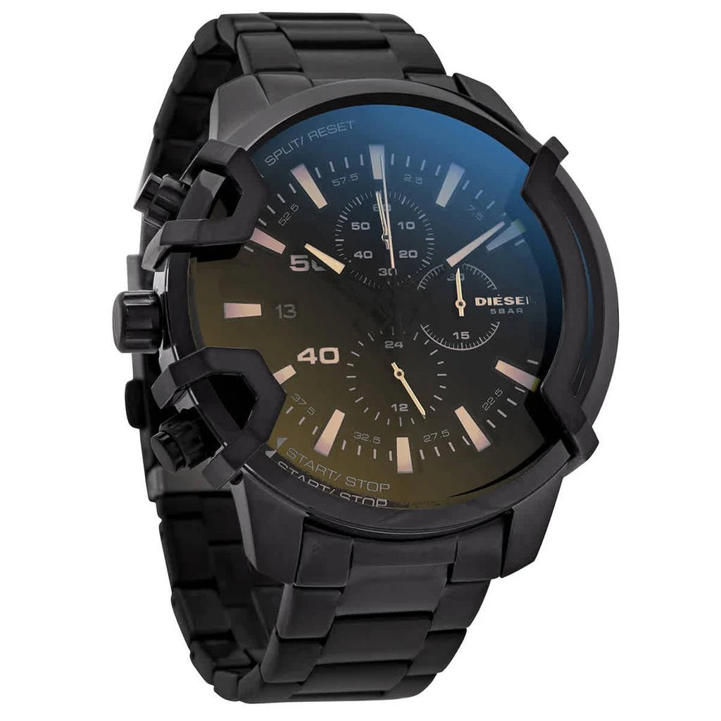 商品Diesel|Diesel Griffed Chronograph Quartz Black Dial Mens Watch 男表,价格¥1030,第1张图片