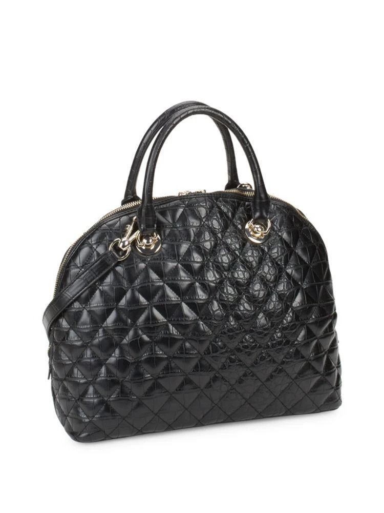 商品Moschino|Quilted Faux Leather Satchel,价格¥1219,第4张图片详细描述