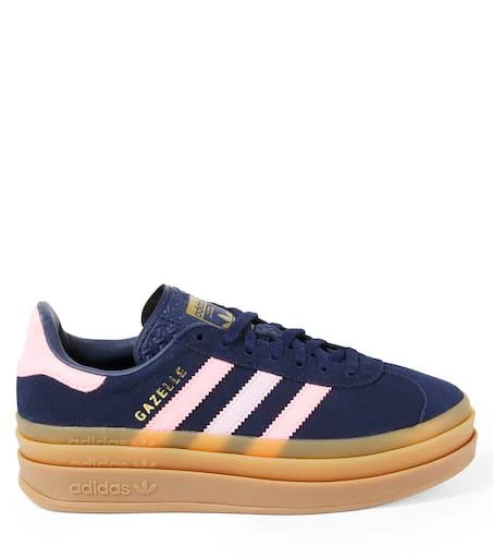 商品Adidas|Gazelle Bold皮革与绒面革运动鞋,价格¥792,第3张图片详细描述