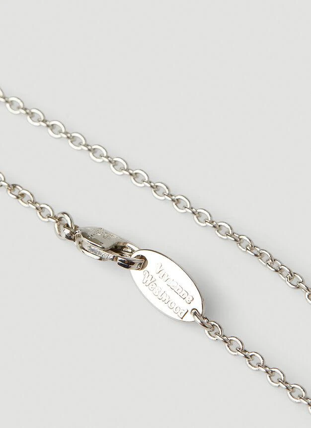 商品Vivienne Westwood|Tag Pendant Necklace in Silver,价格¥628,第3张图片详细描述