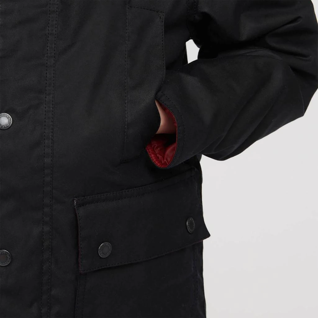 商品Barbour|Barbour Beaufort Hooded Waxed Cotton Jacket,价格¥567,第3张图片详细描述
