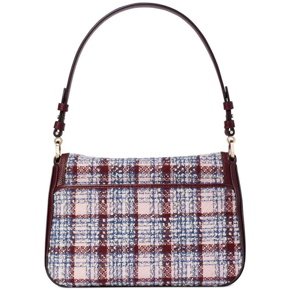 商品Kate Spade|Hudson Tweed Fabric Medium Convertible Flap Shoulder Bag,价格¥1465,第5张图片详细描述