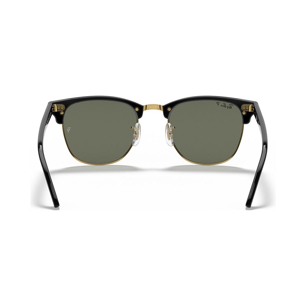 Unisex Polarized Low Bridge Fit Sunglasses, RB3016F CLUBMASTER CLASSIC 55商品第4张图片规格展示