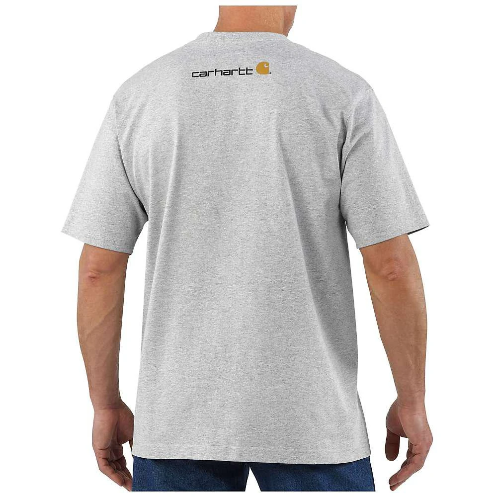 商品Carhartt|Men's Loose Fit Heavyweight Short Sleeve Logo Graphic T-Shirt,价格¥112,第3张图片详细描述