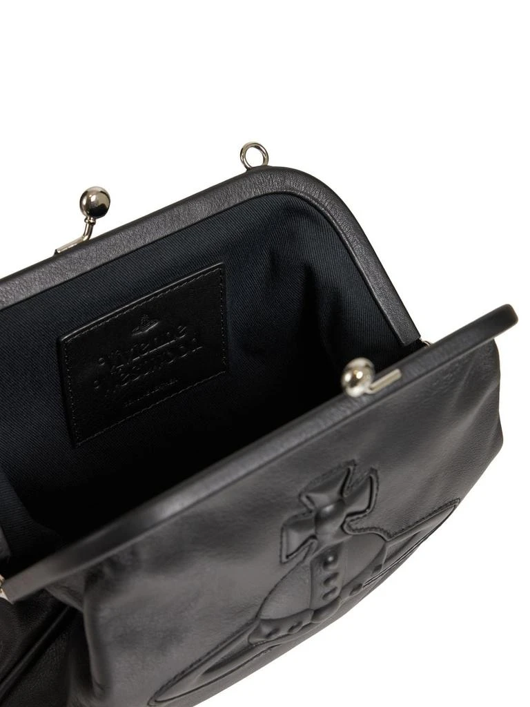 商品Vivienne Westwood|Vivienne Injected Orb Leather Clutch,价格¥3668,第5张图片详细描述