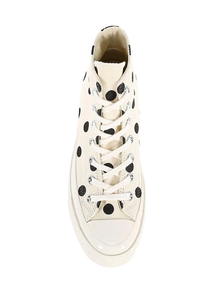 商品Comme des Garcons|CdG PLAY x Converse Men's Chuck Taylor All Star Polka Dot High-Top Sneakers,价格¥1117,第5张图片详细描述
