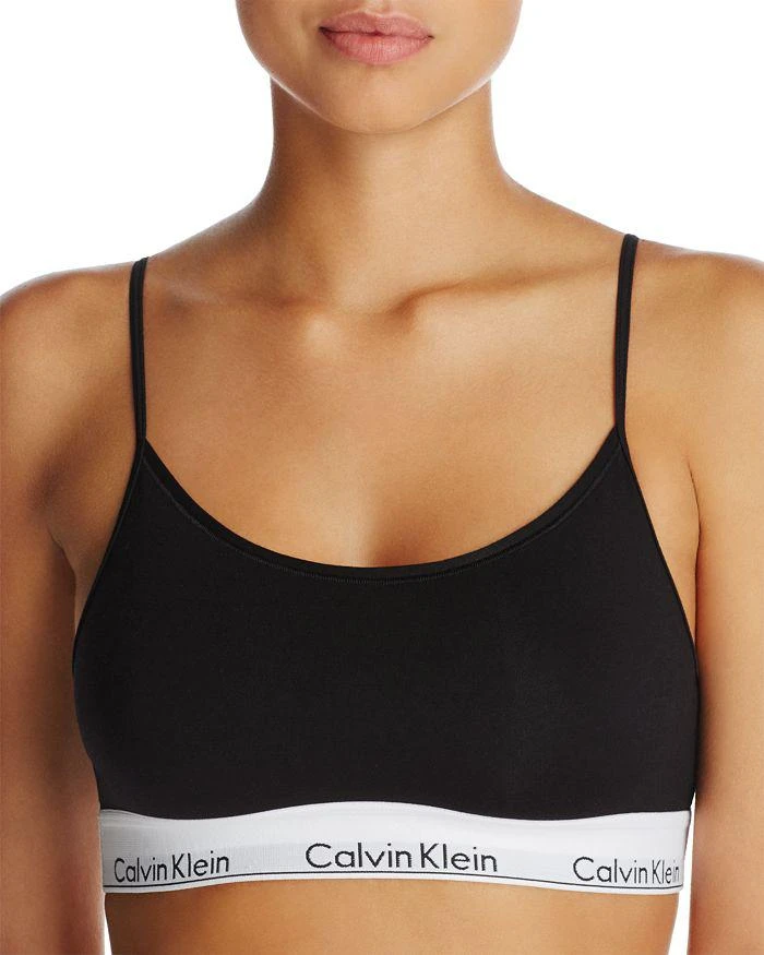 商品Calvin Klein|Modern Cotton Unlined Bralette,价格¥159,第1张图片