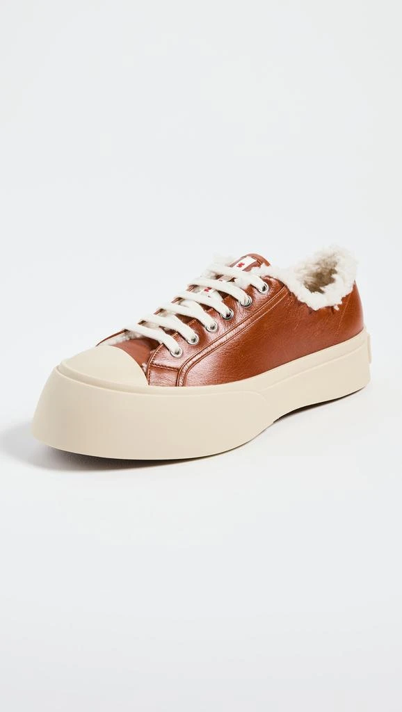 商品Marni|Marni Lace Pablo Shearling Sneakers,价格¥2991,第2张图片详细描述