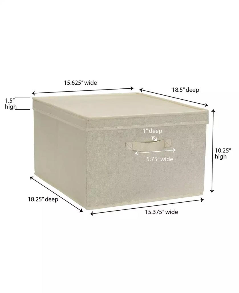商品Household Essentials|Household Essential Jumbo Fabric Storage Bins 2 Pack,价格¥302,第3张图片详细描述