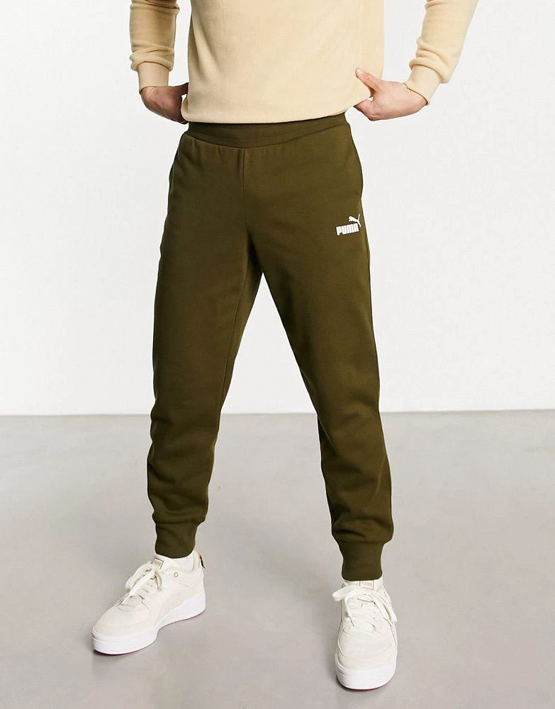 商品Puma|Puma essentials small logo joggers in khaki,价格¥308,第1张图片