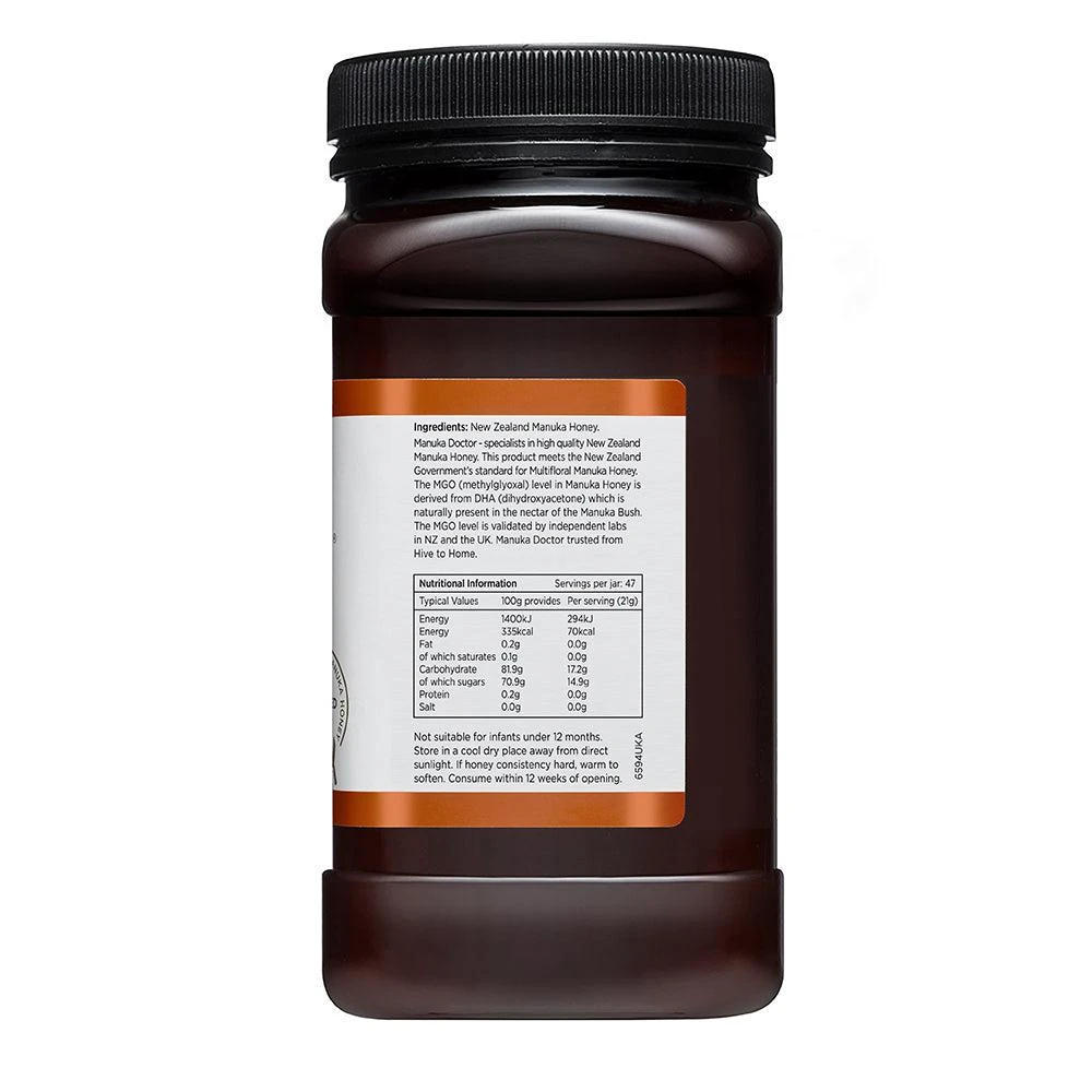 商品Manuka Doctor|麦卢卡蜂蜜70MGO 1kg,价格¥782,第4张图片详细描述