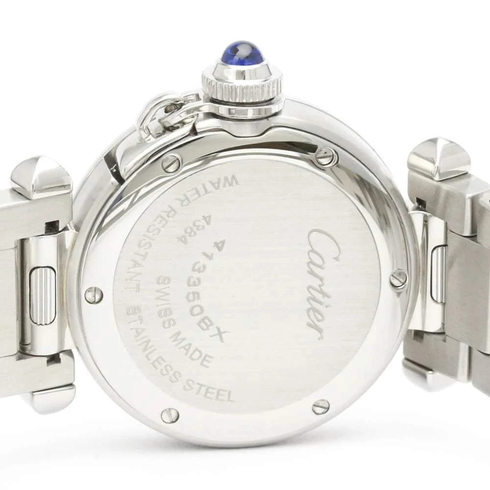 商品[二手商品] Cartier|Cartier Silver Stainless Steel Pasha WSPA002 Quartz Women's Wristwatch 30 mm,价格¥27949,��第5张图片详细描述