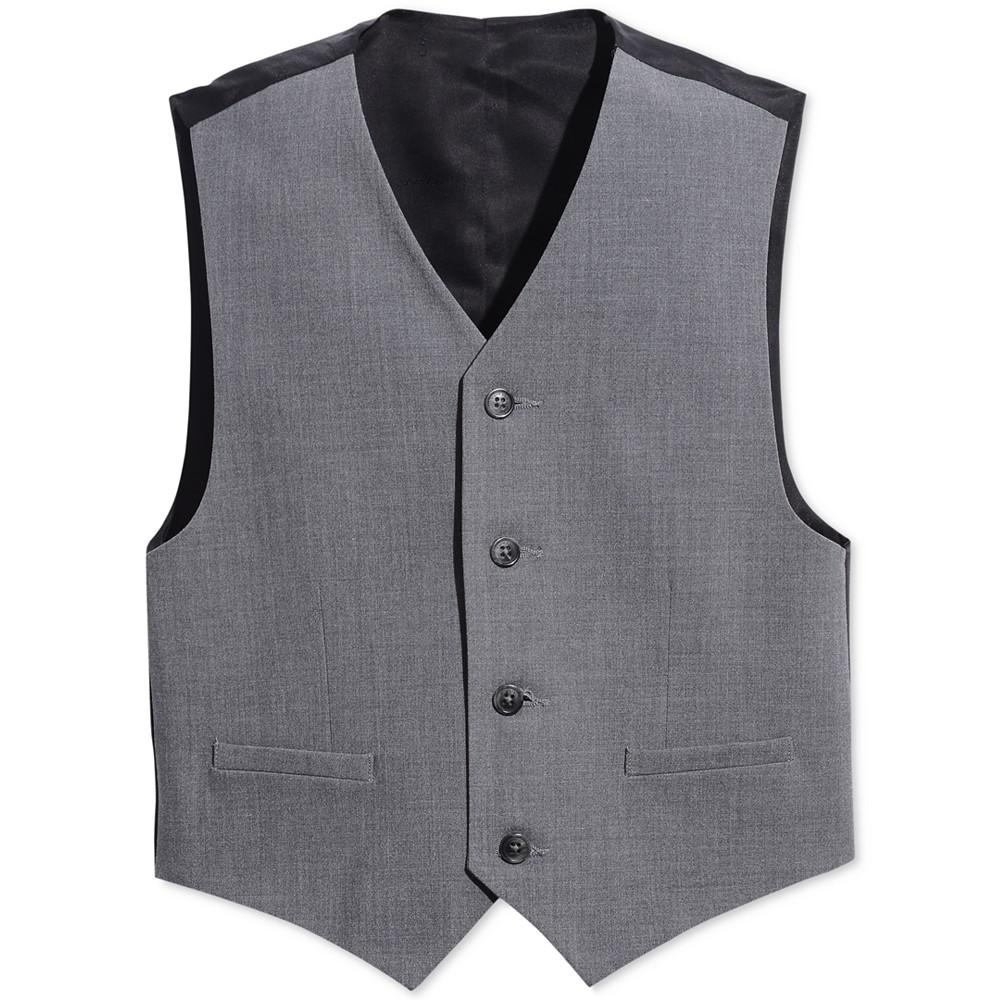Big Boys Slim Fit Stretch Suit Vest商品第1张图片规格展示