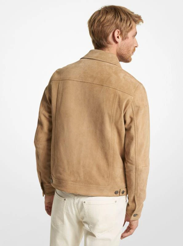 商品Michael Kors|Suede Zip-Up Trucker Jacket,价格¥1244,第2张图片详细描述