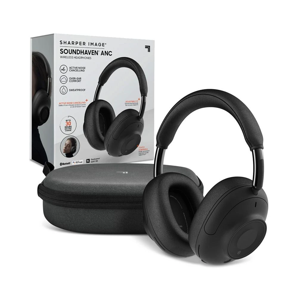 商品Sharper Image|Sound Haven Active Noise Cancelling Over Ear Headphones,价格¥2015,第1张图片