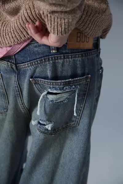 BDG Destructed Baggy Skate Fit Jean商品第4张图片规格展示