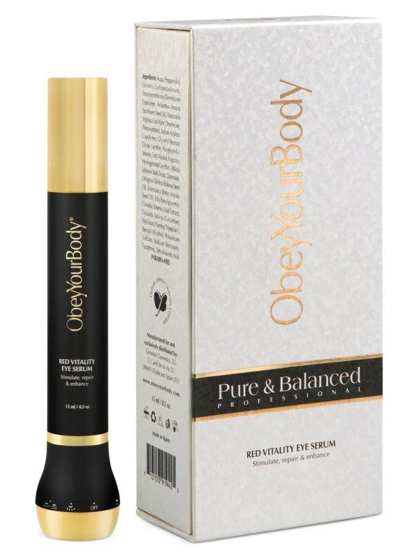 商品Obey Your Body|Pure & Balanced Red Vitality Eye Serum,价格¥789,第2张图片详细描述