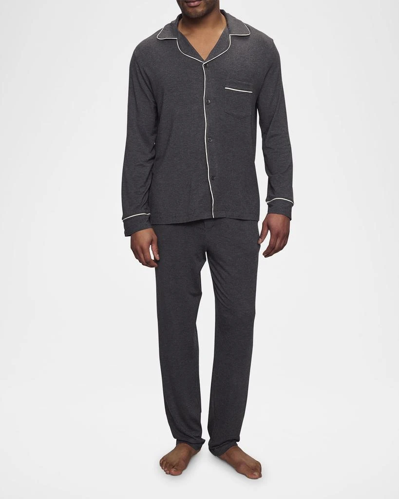 商品Eberjey|Men's William Long-Sleeve Pajama Set,价格¥1280,第2张图片详细描述