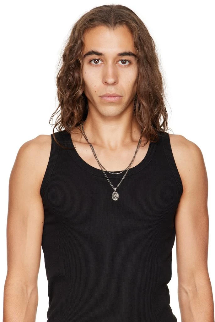 商品Alexander McQueen|Silver Spider Skull Necklace,价格¥3439,第3张图片详细描述