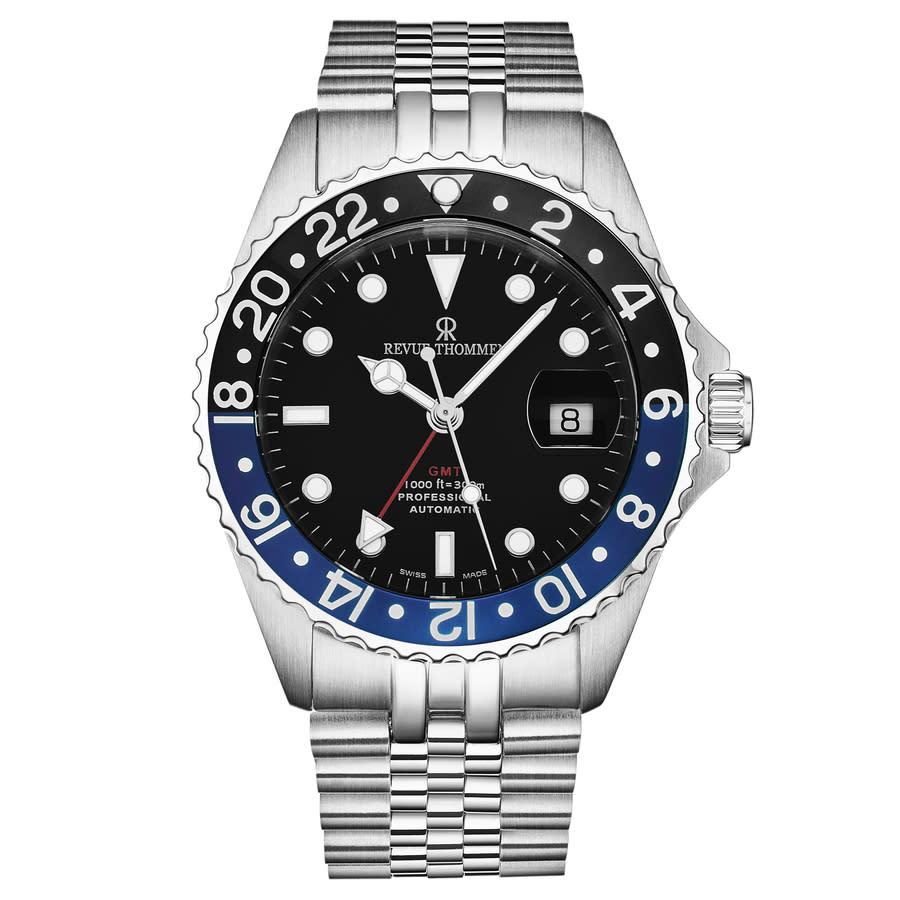 Revue Thommen Diver GMT Automatic Black Dial Mens Watch 17572.2233商品第1张图片规格展示