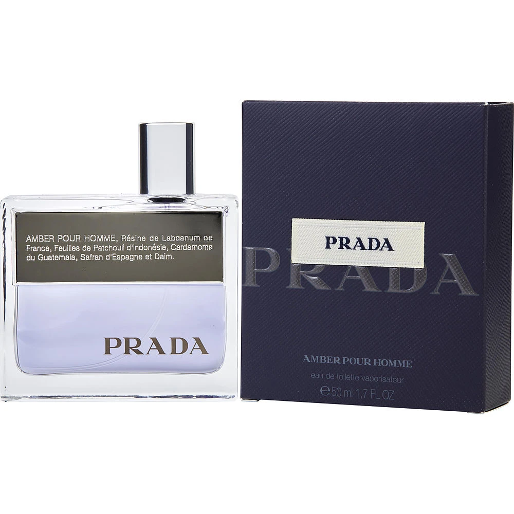 商品Prada|PRADA 普拉达 同名男士淡香水（琥珀男士）EDT 50ml,价格¥1356,第1张图片