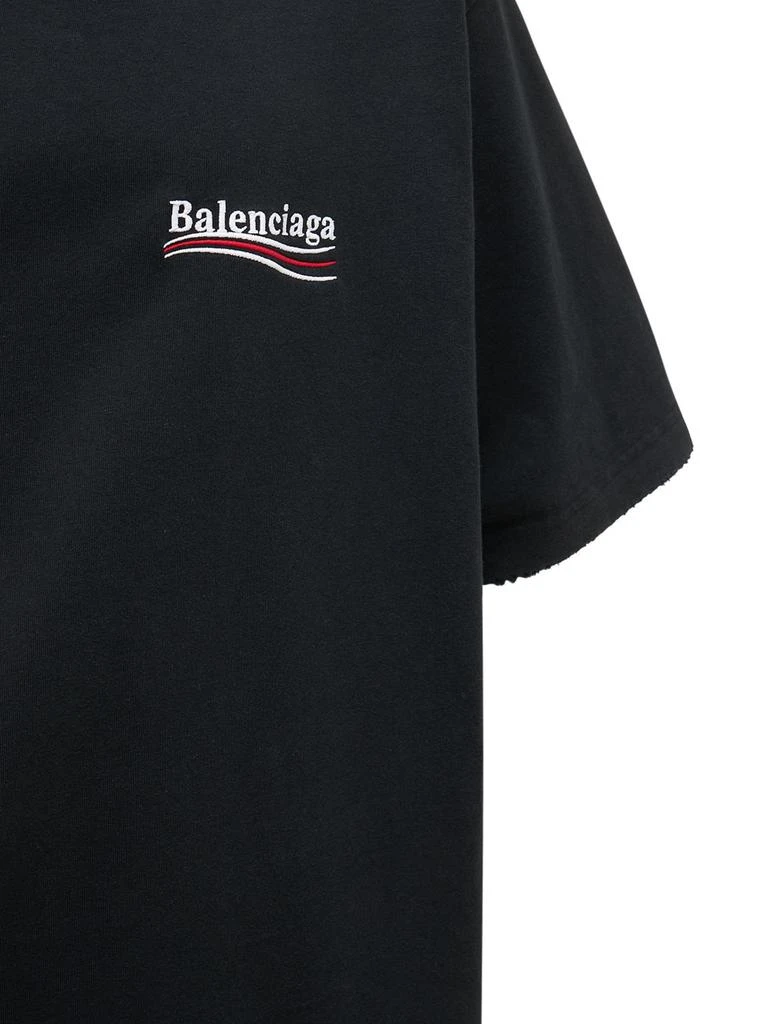 商品Balenciaga|Logo Cotton T-shirt,价格¥5137,第3张图片详细描述