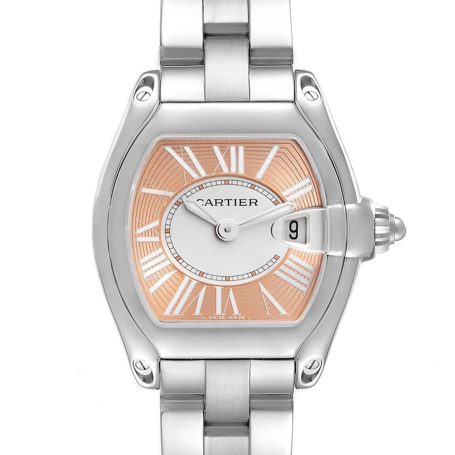 Cartier Coral Stainless Steel Roadster W62054V3 Women's Wristwatch 30 mm 商品