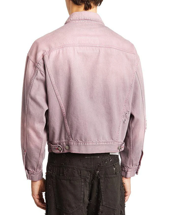 商品MM6|Cotton Ripped Denim Jacket,价格¥1819,第3张图片详细描述