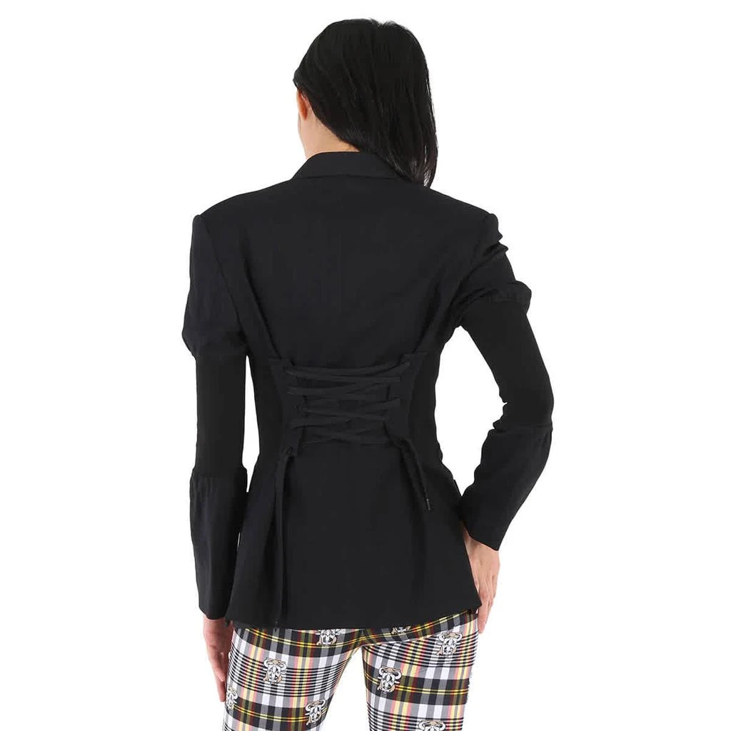 商品Burberry|Ladies Black Technical Twill Reconstructed Blazer,价格¥4319,第3张图片详细描述