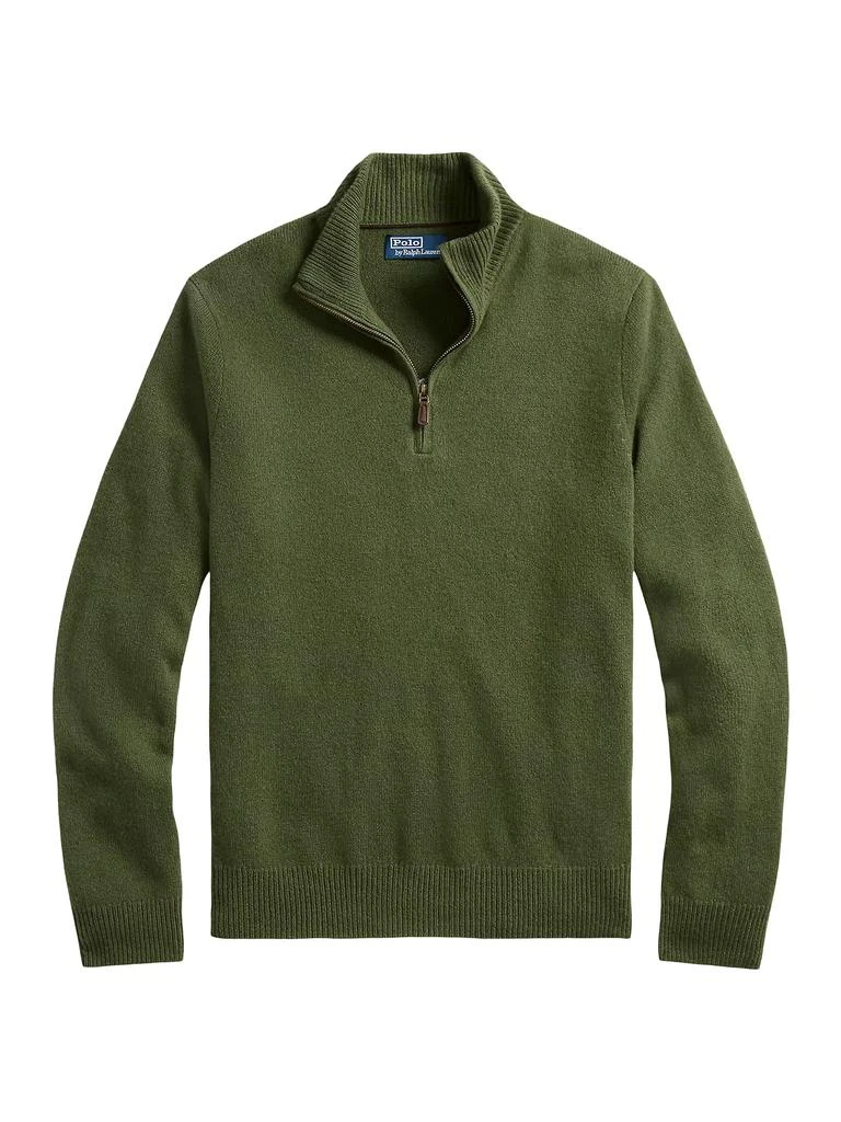 商品Ralph Lauren|Wool Quarter-Zip Sweater,价格¥1731,第1张图片