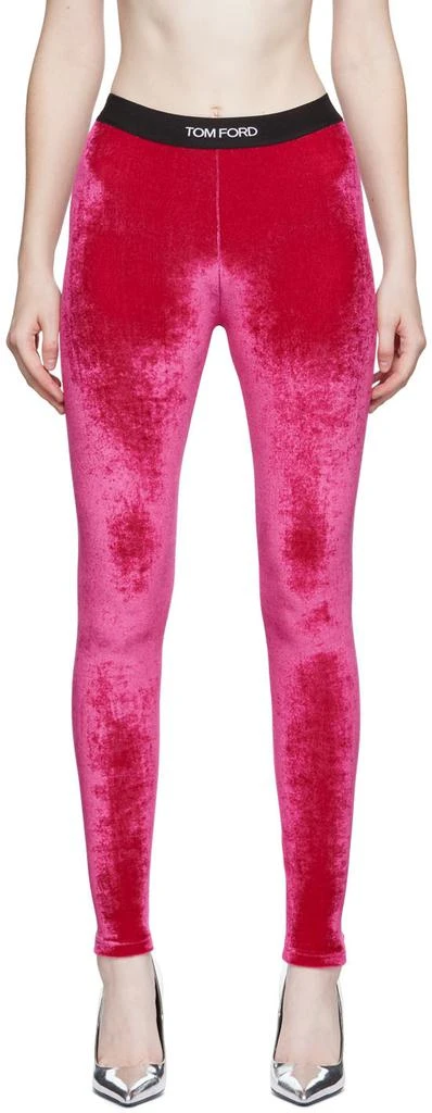商品Tom Ford|粉色徽标紧身裤,价格¥4268,第1张图片