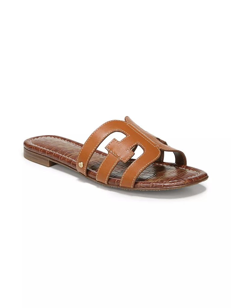 商品Sam Edelman|Bay Flat Leather Sandals,价格¥916,第2张图片详细描述