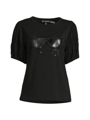 Embellished Sunglasses T Shirt商品第3张图片规格展示