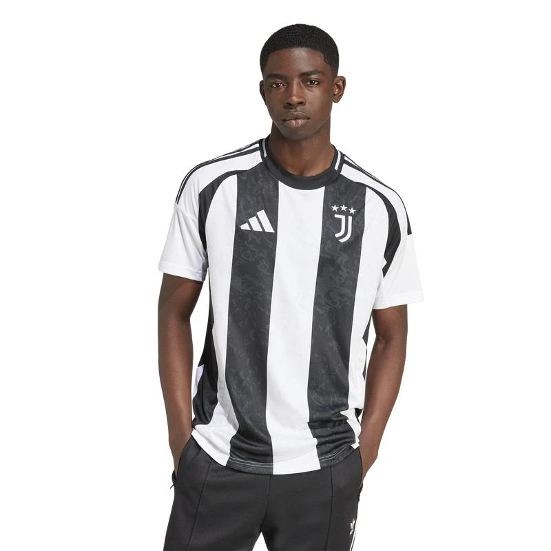 商品Adidas|adidas Juventus 24/25 Home Short-Sleeve Jersey - Men's,价格¥824,第1张图片