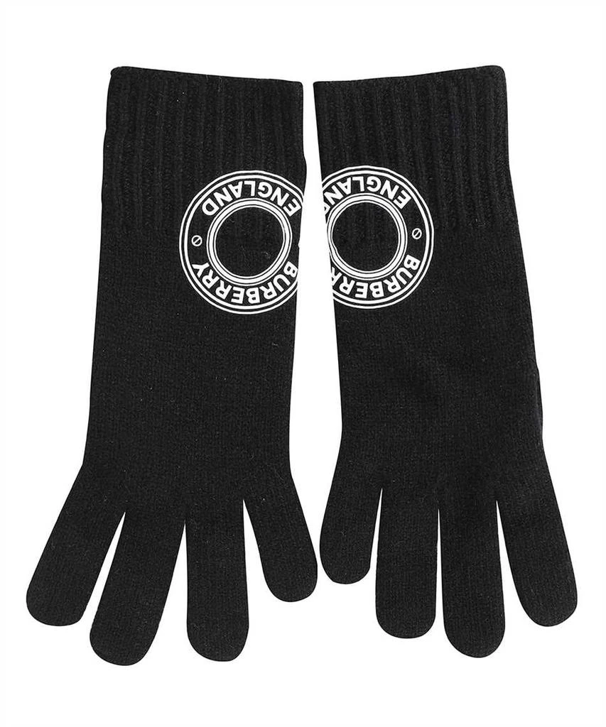 商品Burberry|Burberry logo graphic cashmere blend gloves,价格¥1956,第1张图片